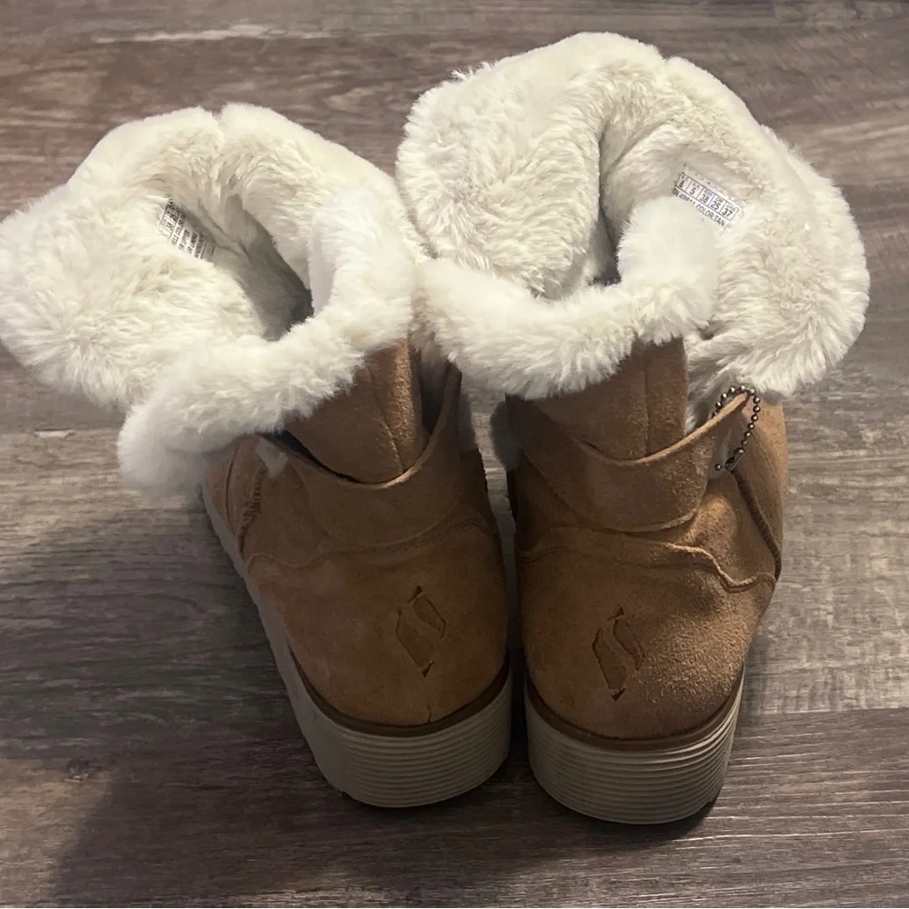 final price Skechers Keepsakes Wedge Cozy Peak Mid Calf Boots